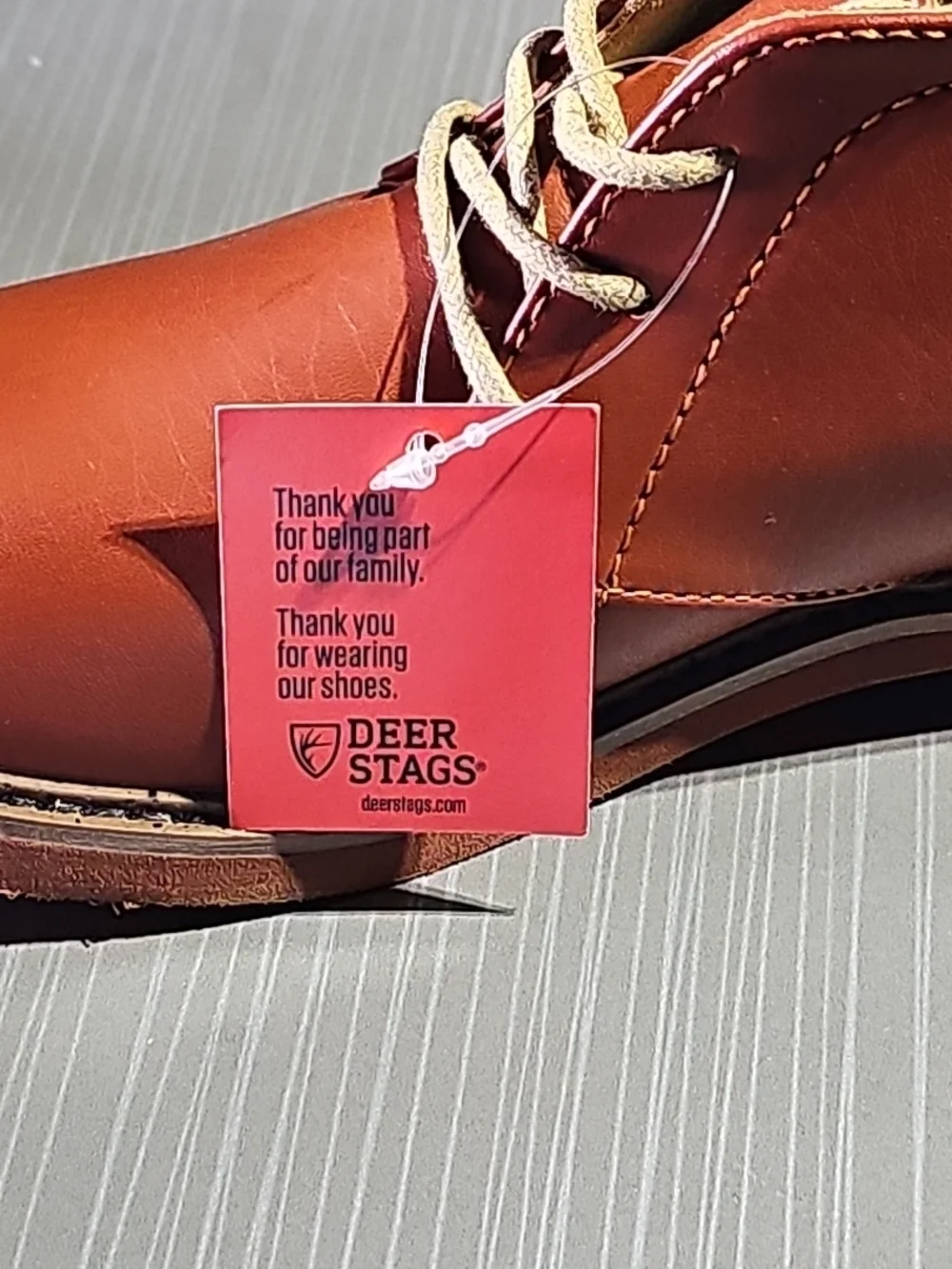 Deer Stags Boys Ballard Luggage‎ HTEC Chukka Dress Boots Boys 1M NEW In Box
